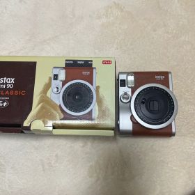 【箱・付属品付】富士フィルム instax mini90 ネオクラシックブラウン