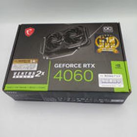 グラフィックボード RTX4060 VENTUS 2X BLACK 8G OC MSI