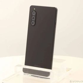 〔中古品〕 Xperia 10 V 128GB ブラック SO-52D docomo SIMフリー【377】