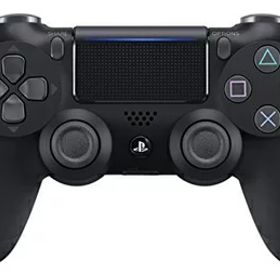 【中古】 【純正品】ワイヤレスコントローラー (DUALSHOCK 4) ジェット・ブラック (CUH-ZCT2J)