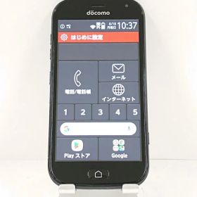 らくらくスマートフォン me F-01L ドコモ ブラック 送料無料 本体 c13960