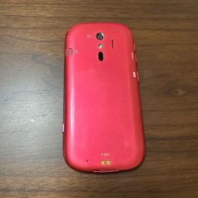 SIMロック解除済み らくらくスマホ 富士通 docomo F-04J 赤