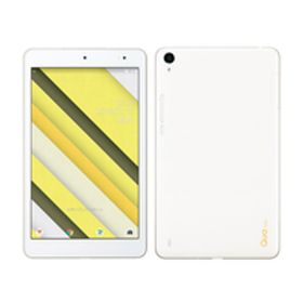 Aランク Qua tab QZ8 KYT32 オフホワイト au版SIMフリー