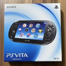 【動作確認済】 PlayStation Vita Wi‐Fiモデル クリスタル・ブラック PCH-1000 ZA01