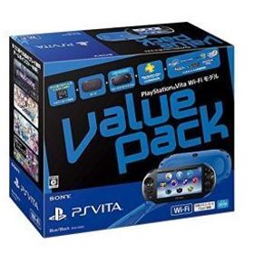PlayStationVita Value Pack Wi-Fiモデル:ブルー/ブラック(PCHJ10022)/本体(携帯ゲーム機)