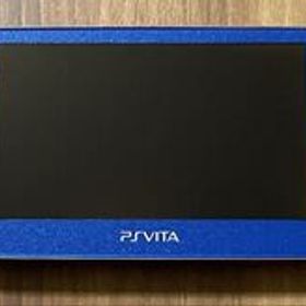 【動作確認済】 PlayStation Vita 3G/Wi-Fiモデル サファイア・ブルー PCH-1100 AB04 / アナログスティック難有り