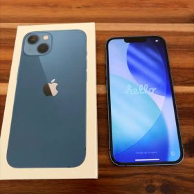 【美品】Apple iPhone 13 ブルー SIMフリー 箱あり