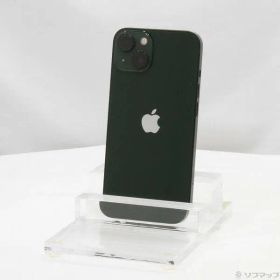 〔中古品〕 iPhone13 128GB グリーン MNGG3J／A SIMフリー 〔ネットワーク利用制限▲〕【377】