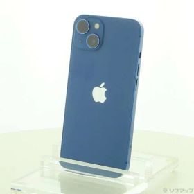 〔中古品〕 iPhone13 128GB ブルー MLNG3J／A SIMフリー 〔ネットワーク利用制限▲〕【258】