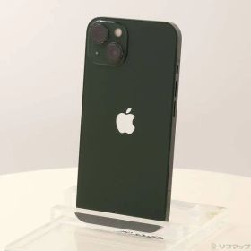 〔中古品〕 iPhone13 128GB グリーン MNGG3J／A SIMフリー【247】