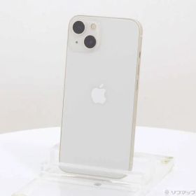 〔中古品〕 iPhone13 128GB スターライト MLND3J／A SIMフリー【196】