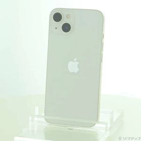 〔中古品〕 iPhone13 128GB スターライト MLND3J／A SIMフリー【295】