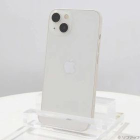 〔中古品〕 iPhone13 256GB スターライト MLNJ3J／A SIMフリー【258】