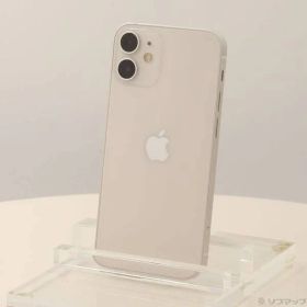 〔中古品〕 iPhone12 mini 64GB ホワイト MGA63J／A SIMフリー【198】