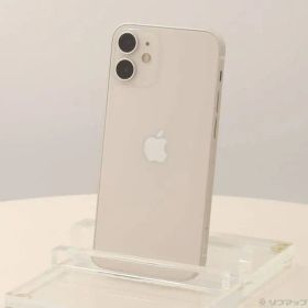 〔中古品〕 iPhone12 mini 64GB ホワイト MGA63J／A SIMフリー【295】