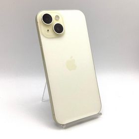 アップル(Apple)の【全額返金保証】【最速発送】Apple iPhone iPhone 15 512GB イエロー au SIMフリー 動作確認済(スマートフォン本体)