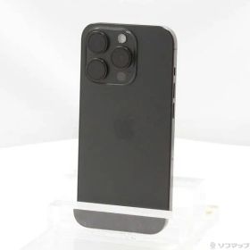 〔中古品〕 iPhone15 Pro 256GB ブラックチタニウム MTUC3J／A SIMフリー【368】