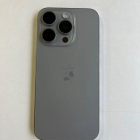 美品iPhone 15 Pro 256GB ナチュラルチタニウム バッテリー86% MTUF3J/A - 8555