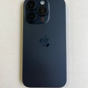 美品iPhone 15 Pro 256GB ブルーチタニウム バッテリー86% MTUG3J/A - 4688