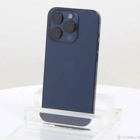 〔中古品〕 iPhone15 Pro 256GB ブルーチタニウム MTUG3J／A SIMフリー【262】