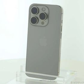 〔中古品〕 iPhone15 Pro 512GB ナチュラルチタニウム MTUK3J／A SIMフリー【198】