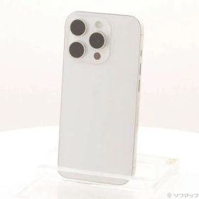〔中古品〕 iPhone15 Pro 1TB ホワイトチタニウム MTUR3J／A SIMフリー【371】