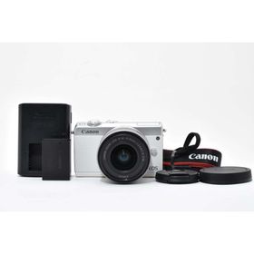キヤノン(Canon)の■美品■Canon キヤノン EOS M100 レンズキット(ミラーレス一眼)