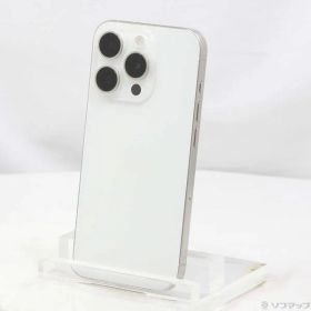 〔中古品〕 iPhone15 Pro 128GB ホワイトチタニウム MTU83J／A SIMフリー【377】