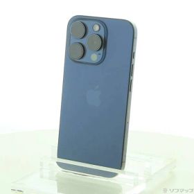 〔中古品〕 iPhone15 Pro 128GB ブルーチタニウム NTUA3J／A SIMフリー【352】