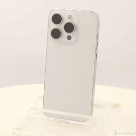 〔中古品〕 iPhone15 Pro 128GB ホワイトチタニウム MTU83J／A SIMフリー【349】
