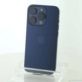〔中古品〕 iPhone15 Pro 128GB ブルーチタニウム MTUA3J／A SIMフリー【348】