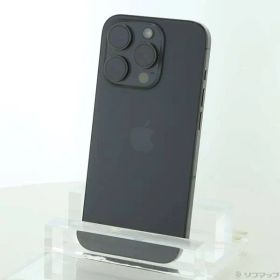 〔中古品〕 iPhone15 Pro 128GB ブラックチタニウム MTU73J／A SIMフリー【276】