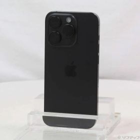 〔中古品〕 iPhone15 Pro 128GB ブラックチタニウム MTU73J／A SIMフリー【344】