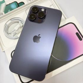 美品iPhone 14 promax ディープパープル 本体