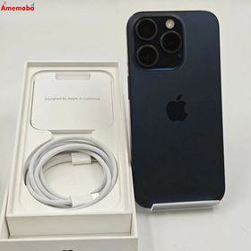 iPhone15 Pro 128GB ブルーチタニウム MTUA3J/A Apple版SIMフリー