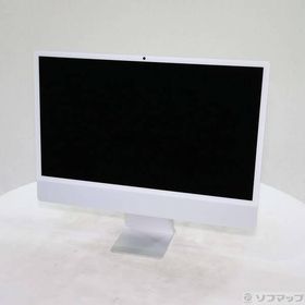 〔中古〕Apple(アップル) 〔展示品〕 iMac 24-inch Late-2024 MWUC3J／A Apple M4 8コアCPU_8コアGPU 16GB SSD256GB シルバー 〔macOS v15.7.3〕〔258-ud〕