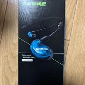 【新品 未使用品】SHURE ワイヤレスイヤホン BT2シリーズ SE215SPE-B+BT2-A トランスルーセントブルー : マイク・リモコン付