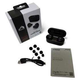 ◯ ジェイブイシーケンウッド JVCケンウッド ワイヤレスイヤホン HA-FW1000T ブラック 最大27h再生 720-3137