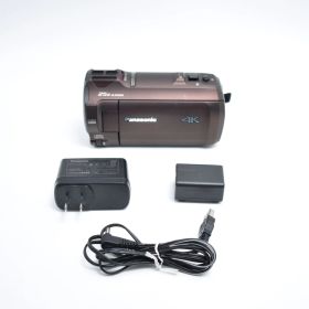 B#10621 パナソニック 4K ビデオカメラ VX992M 64GB 光学20倍ズーム カカオブラウン HC-VX992M-T