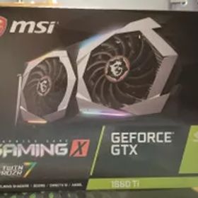 MSI G1660TGX6 Gece GTX 1660 TI 6GB GDDR6 ゲーミング X グラフィックス カード エクセレント
