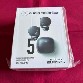 オーディオテクニカ(audio-technica)のaudio-technica イヤホン ATH-CKS50TW2 BK(ヘッドフォン/イヤフォン)