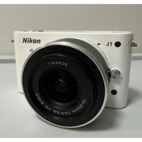 Nikon 1 J1 ホワイト 1 NIKKOR 10-30mm VR カメラ(ミラーレス一眼)