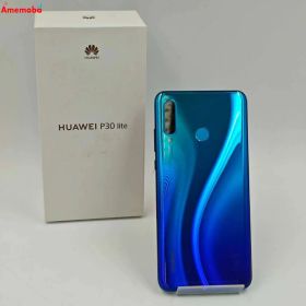 【中古】HUAWEI P30 lite 64GB ピーコックブルー MAR-LX2J 海外版SIMフリー 美