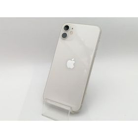 【中古】Apple SoftBank 【SIMロック解除済み】 iPhone 11 64GB ホワイト MWLU2J/A【津田沼】保証期間１ヶ月【ランクC】