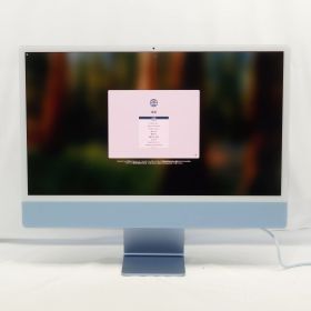 【限定15%OFFクーポン】 中古 Apple iMac 2021 Z14M0011KJ/A M1 メモリ8GB SSD256GB ブルー Sequoia 24インチ 1年保証 レビュー特典：延長保証 パソコン デスクトップパソコン