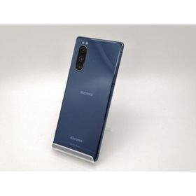 【中古】SONY docomo 【SIMロック解除済み】 Xperia 5 SO-01M Blue【三宮センター】保証期間１ヶ月【ランクC】