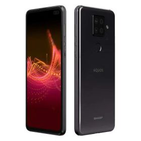 SHARP SIMフリースマホ AQUOS sense4 plus ブラック