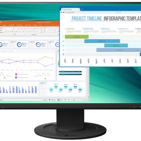 EIZO 23.8型液晶モニター EV2460 BK ブラック 省スペース IPSパネル 1920x1080