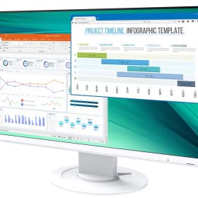 【新品・3営業日で発送】EIZO エイゾ EV2460-WT 23.8型(60.5cm) カラー液晶モニター FlexScan 1920×1080 スピーカー搭載 D-sub DVI DisplayPort HDMI ホワイト系