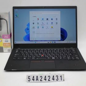 Lenovo ThinkPad X1 Carbon 6th Gen Core i5 8250U 1.6GHz/8GB/256GB(SSD)/14W/FHD(1920x1080)/Win11 画面シミあり【中古】【20250117】